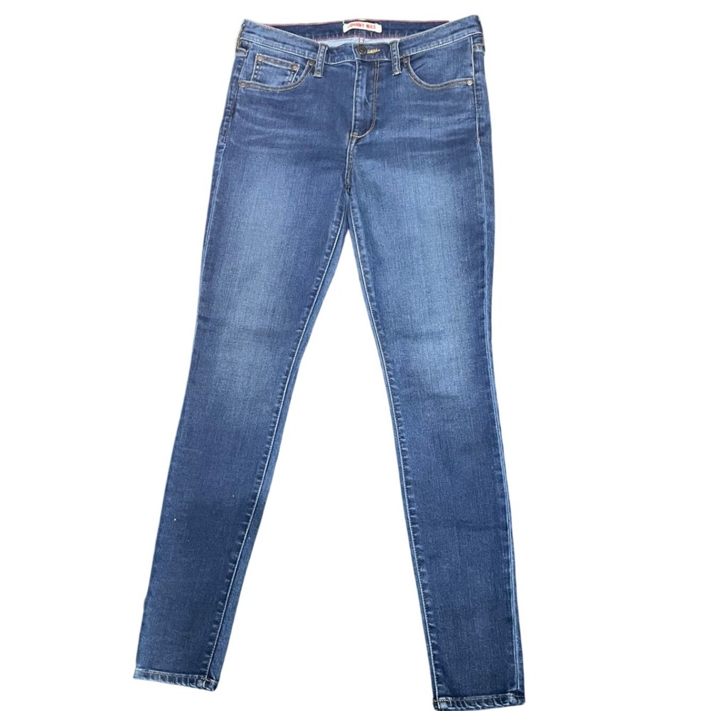 JOHNNY WAS The Skinny Jean Mid Rise Stretch‎ Denim Blue Women's Size 26